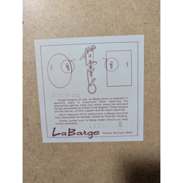 Vintage La Barge Chinoiserie Wall Mirror For Sale - Image 12 of 12