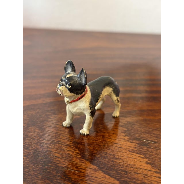 Viennese Bronze Animal Figure French Bulldog from F. X. Bergmann, 1890s For Sale - Image 4 of 6