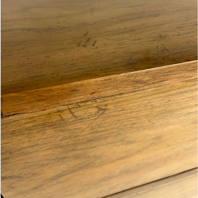 Benhardt Pecan Campaign Mid-Century Bachelor's Chests, a Pair For Sale - Image 9 of 15