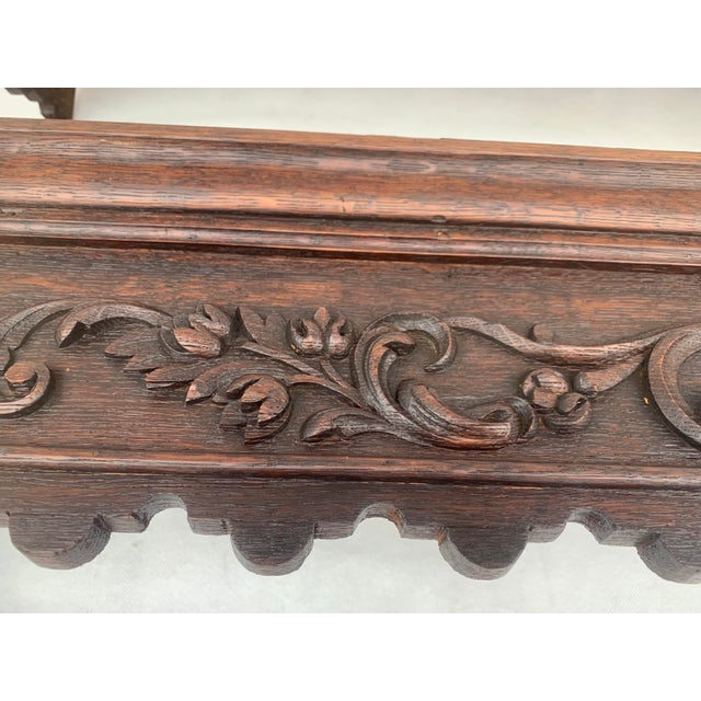 Antique Neo-Renaissance Wooden Curtain Rod Covers, 1890s, Set of 2 For Sale - Image 3 of 18