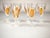 Golden Honey Amber Carafe with Glasses, Set of 7 For Sale - Image 3 of 11
