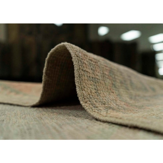 Textile Turkish Oushak Rug 2'10" x 7'6" #20263 For Sale - Image 7 of 8