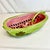 Mid 20th Century Americana Folk Art Arts & Crafts Ceramic Watermelon Serving Bowl With Ladle - 2 Piece Set. For Sale - Image 11 of 12