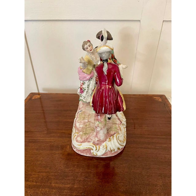 Antique French Victorian Porcelain Figurine by Eugene Clauss, in Flawless conditions. Designed before 1890