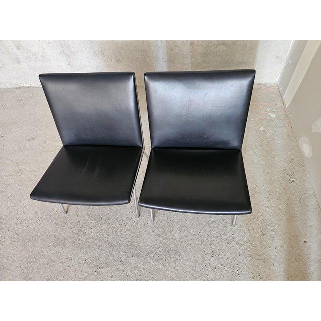 Danish Airport Lounge Chairs from Hans Wegner, 1958, Set of 2 For Sale - Image 12 of 15