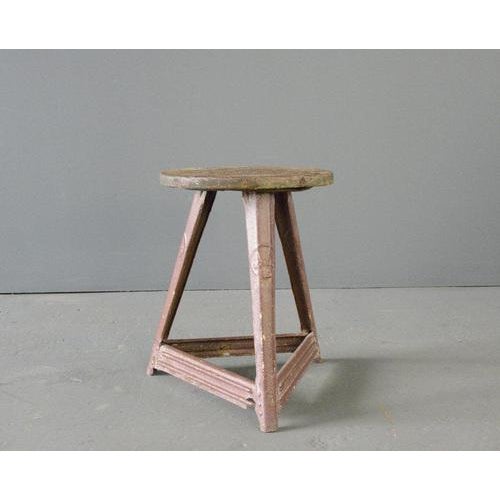 Industrial Factory Stool by Rowac, 1930s For Sale - Image 12 of 12