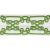 Contemporary Sample - Schumacher Ormond Tape in Green For Sale - Image 3 of 3