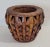 Wood Vintage Artistic Japanese Split Woven Rattan Pencil Reed Planter For Sale - Image 7 of 12