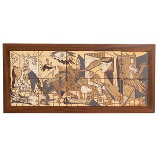 Tribute to Picasso's Guernica, 1960s, Ceramic For Sale
