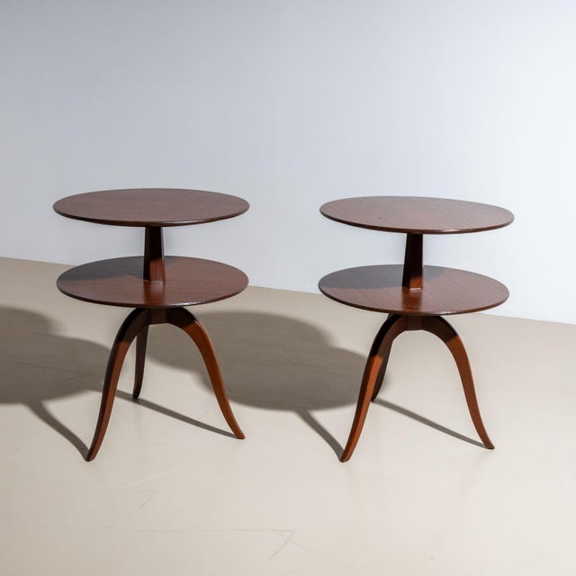 Mid-Century Modern Mid-20th Century Side Tables by Edward Wormley for Dunbar For Sale - Image 3 of 7