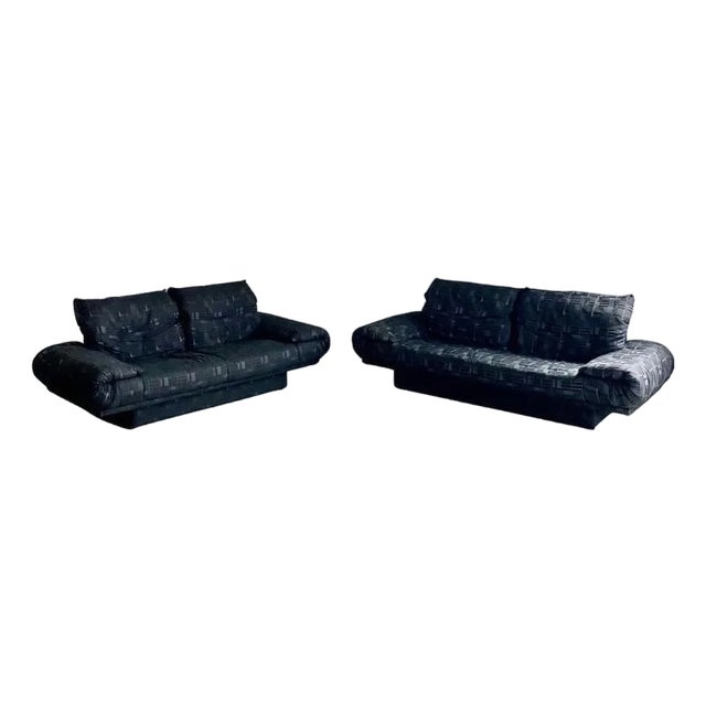 Rolf Benz Postmodern Sofas, Set of 2 (Nicoletti Salotti-Style) For Sale