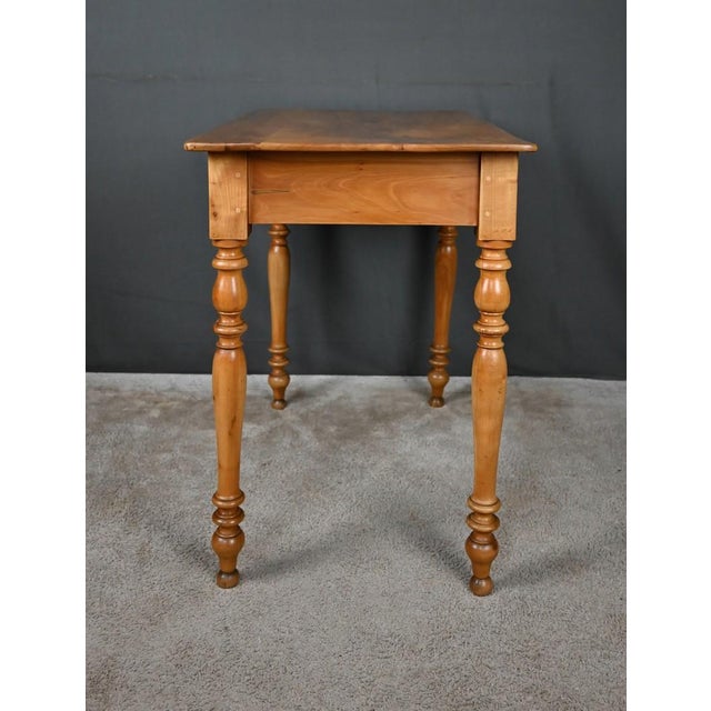 Small Antique Cherry Wood Desk, 1800s For Sale - Image 9 of 14