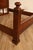 Baroque Style King Size Mahogany High Back Carved Bed Frame For Sale In Philadelphia - Image 6 of 18