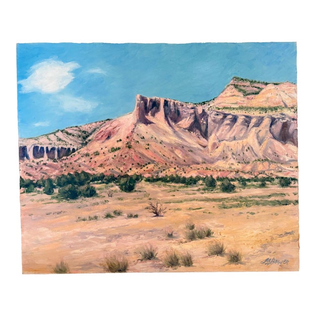 Original Impressionist Desert Landscape Painting For Sale