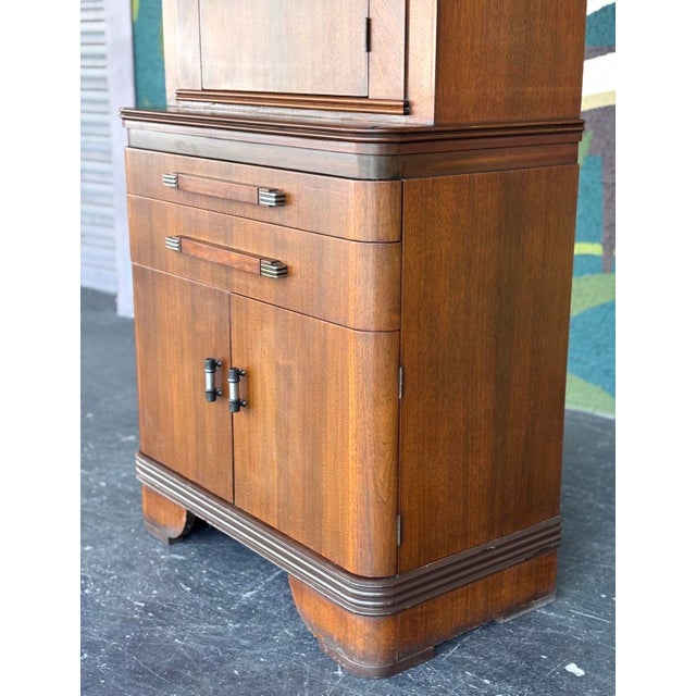 Brown Art Deco Hamilton Medical Cabinet For Sale - Image 8 of 15