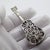 Silver Vintage Italian Handmade Genuine Silver Classic Guitar Figurine Miniature, Made by Arpa Silversmith in Tuscany For Sale - Image 8 of 10
