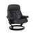 Dark Grey Leather Sunrise Recliner with Manual Function from Stressless For Sale - Image 18 of 18