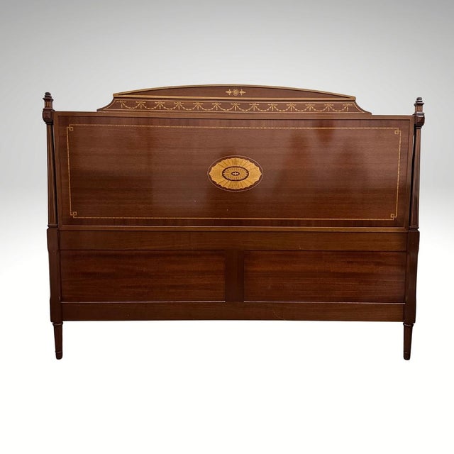 Headboard, Wood, Edwardian, Early 20th Century – England Style: Edwardian Materials: Wood Period: Early 20th Century...