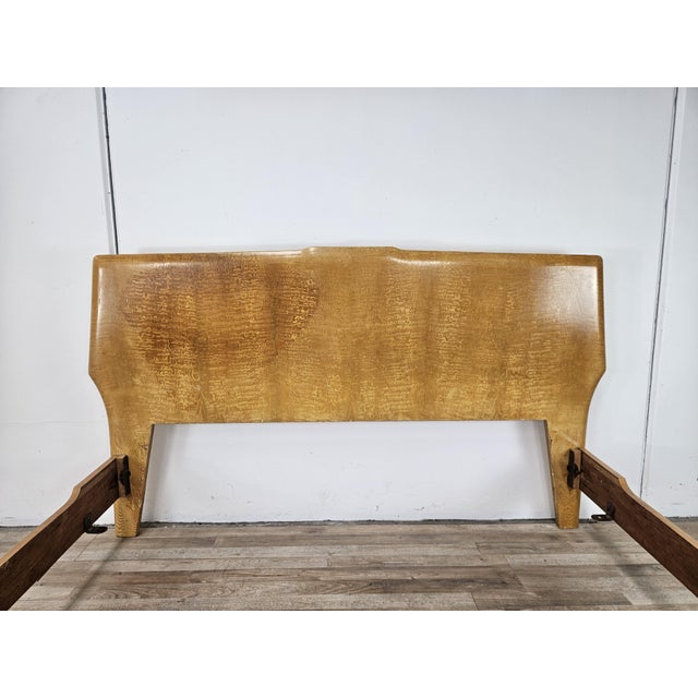 1950s Vintage Maple Double Bed, 1950 For Sale - Image 5 of 11