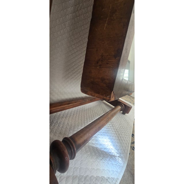 19th Century Cheval Floor Mirror With Brass Candle Arms For Sale In San Francisco - Image 6 of 7