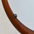 1960s Italian Oval Rosewood Wall Mirror, 1960s For Sale - Image 5 of 9