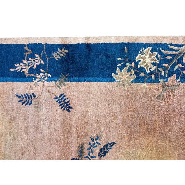 1920s Early 20th Century Chinese Art Deco Rug For Sale - Image 5 of 14
