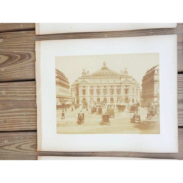 Late 19th Century Antique 1880's Frith Photographs Paris Gardens Cityscapes - Set of 6 For Sale - Image 5 of 9