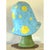 Blue Vintage Boho Monumental Fiberglass Mushrooms - Set of 2 For Sale - Image 8 of 10