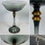 Gray French Crystal Champagne Coupes - Set of 2 For Sale - Image 8 of 18