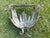 Vintage Sculptural Verdigris Leaf Wall Shelf For Sale - Image 4 of 9
