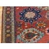 Red 1890s Colorful Geometric Tribal Antique Caucasian Soumak Rug 4'10" X 6'0" Handknotted Wool Carpet For Sale - Image 8 of 8