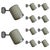 Mid-Century Modern Wall Lamps from Kinkeldey, Germany, 1970s, Set of 10 For Sale - Image 14 of 14