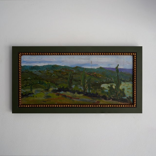 Ioram Mamaladze (1911-1966) Georgian Landscape Original Oil Painting For Sale - Image 10 of 11