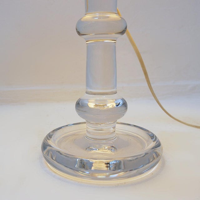 Sheraton Model Glass Table Lamp by Michael Bang for Holmegaard, 1970s For Sale - Image 3 of 12