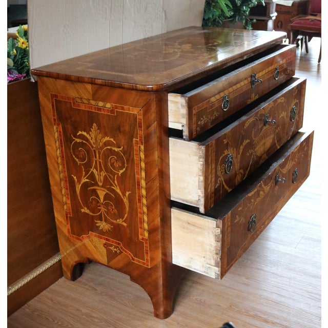 Vintage Neoclassical Style Chest of Drawers, 1890s For Sale - Image 3 of 16