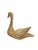 Italian Mid-Century Modern Hand-Carved Wooden Swan With Brass Beak, C. 1960s–70s For Sale - Image 12 of 16
