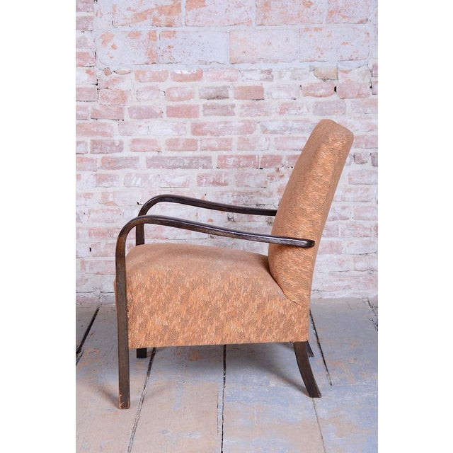 Set of Art Deco Armchairs in Beech, 1930s For Sale - Image 9 of 18