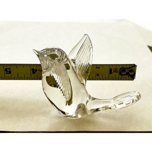 Transparent 1960s Kosta Boda Crystal Bird For Sale - Image 8 of 10