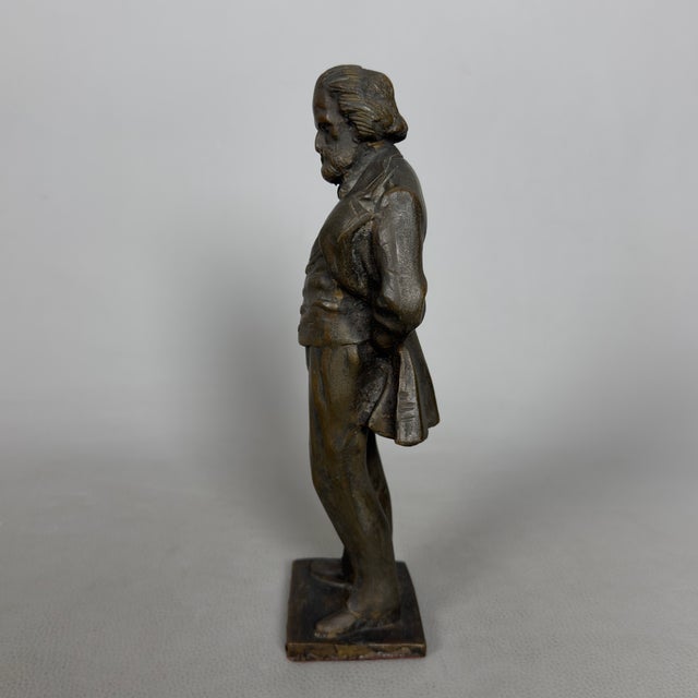 Bronze Full-Length Statue of Giuseppe Verdi, 20th Century For Sale - Image 4 of 12