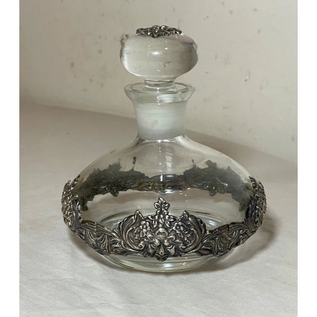 Antique Ornate Victorias Sterling Silver Figural Perfume Scent Cologne Bottle For Sale - Image 11 of 13