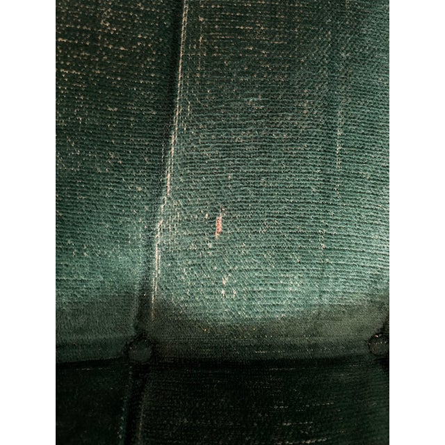 Italian Green Velvet Lounge Chairs,1970s, Set of 2 For Sale - Image 14 of 15
