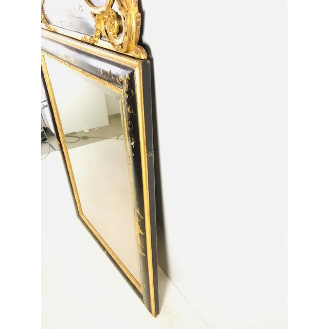 20th Century Antique Chinoiserie Gilt Wood Statement Mirror For Sale In New York - Image 6 of 12
