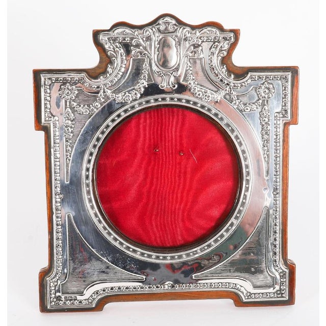 Antique Sterling Silver Photo Frames, 1890s, Set of 2 For Sale - Image 3 of 18