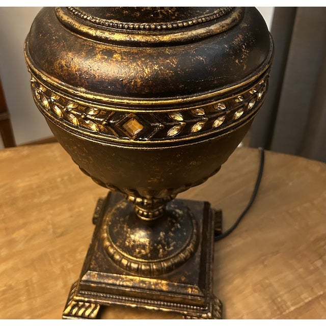 Late 20th Century Beautiful Statement Piece-1990’s Fine Art Lamps Handcrafted Lighting “Castile” Urn Table Lamps For Sale - Image 5 of 11