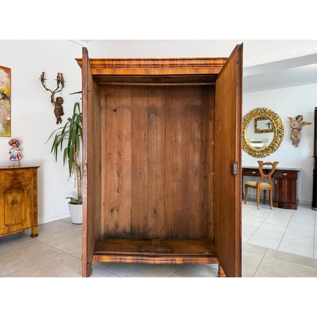 Biedermeier Hall Cupboard in Walnut Wood from Ifantik For Sale - Image 15 of 18
