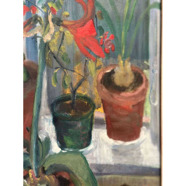R. Eriksson, Plant Pots, 1960s, Oil on Panel, Framed For Sale - Image 14 of 16