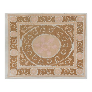 Suzani White Washed Tapestry For Sale