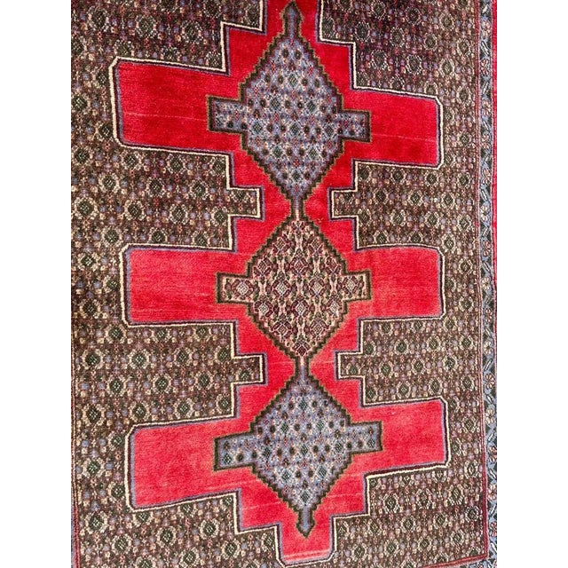 Vintage Senneh Rug, 2000s For Sale - Image 16 of 18