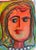 Juan Navarette "Woman with Red Hair" Abstract Painting on Canvas Offered for sale is an acrylic on canvas painting titled...
