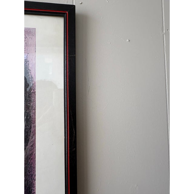 Blue Vintage Framed Pablo Picasso “Woman with Book” Norton Simon Museum Exhibition Poster For Sale - Image 8 of 12